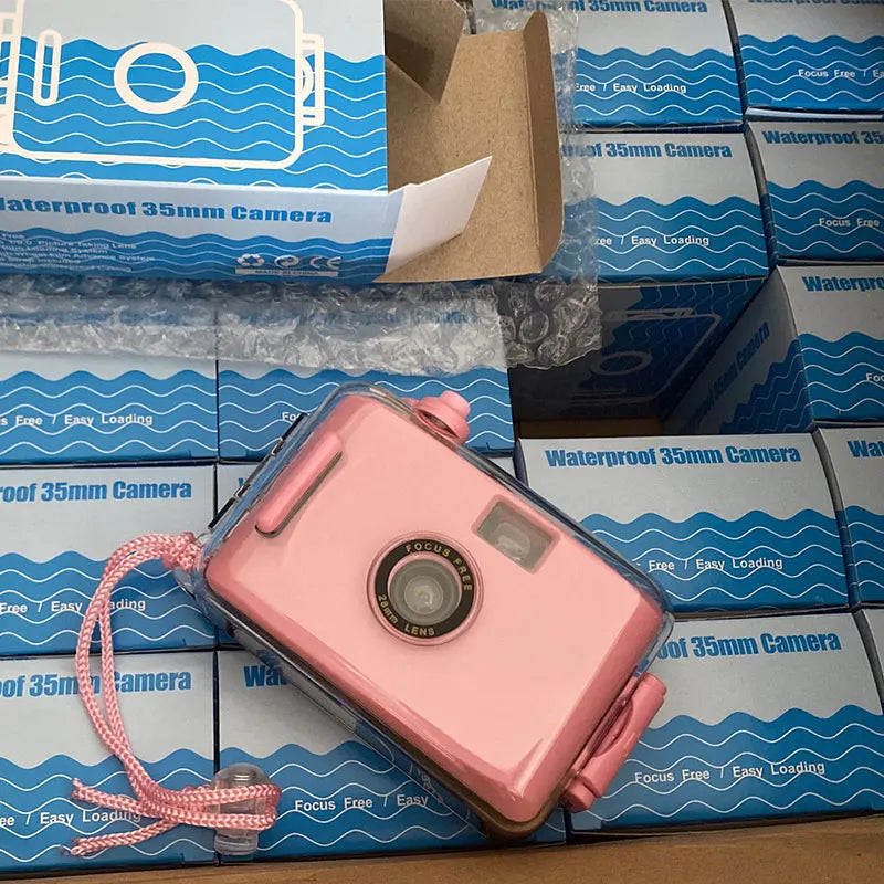 Film camera with waterproof shell case