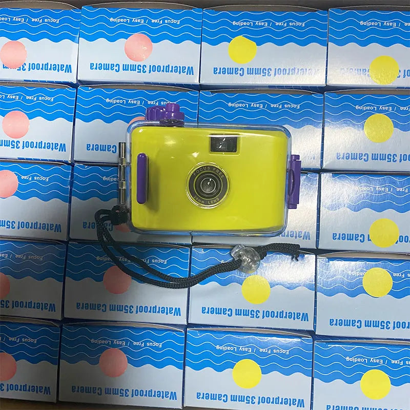 Film camera with waterproof shell case