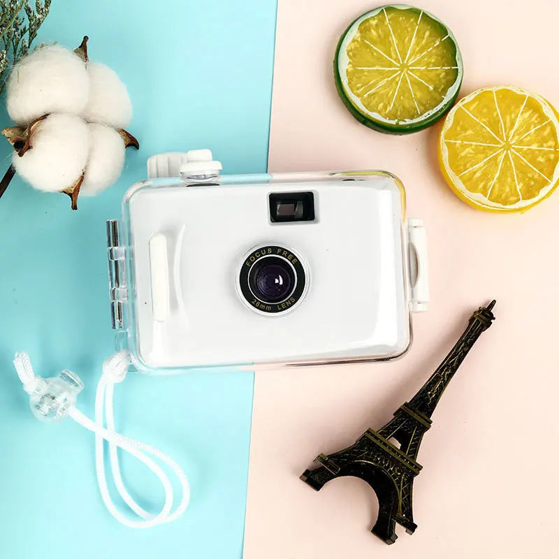 Film camera with waterproof shell case