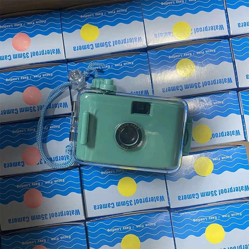 Film camera with waterproof shell case