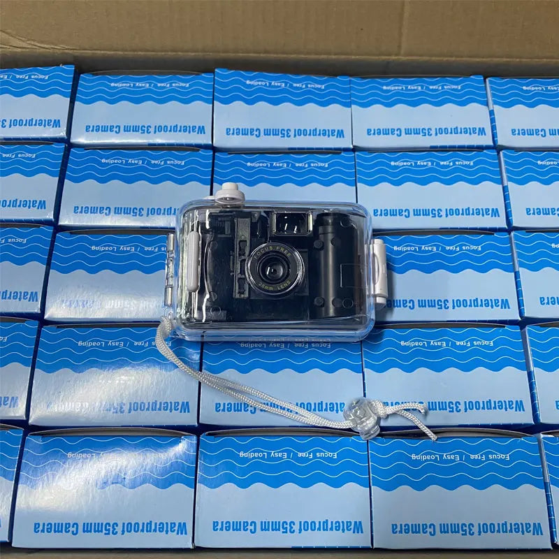 Film camera with waterproof shell case